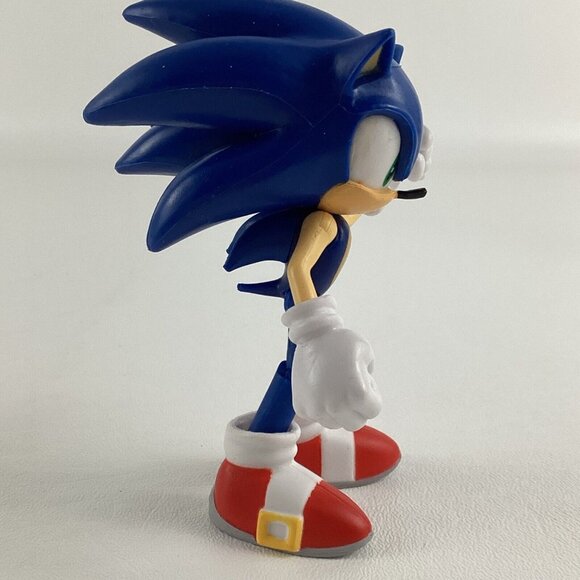 Sega Sonic The Hedgehog Deluxe Collectible Poseable 4" Action Figure Jakks Toy - Picture 4 of 6